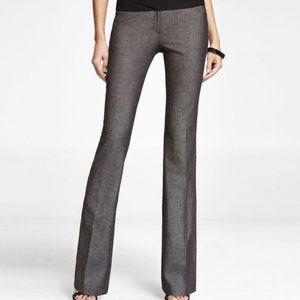 Express Editor Grey Lightweight Tweed Pants - Size 8S